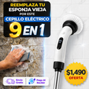 🧼 CEPILLO ELÉCTRICO 9 EN 1 ✨ Limpieza sin esfuerzo en segundos