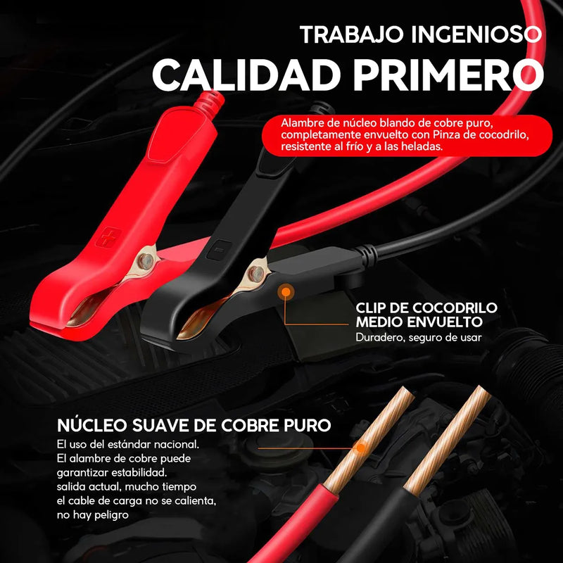 ¡Revive tu batería! 🔋 Cargador Inteligente 12 V para Auto y Moto