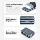 Cargador Inalámbrico 3 en 1 Plegable y Magnético